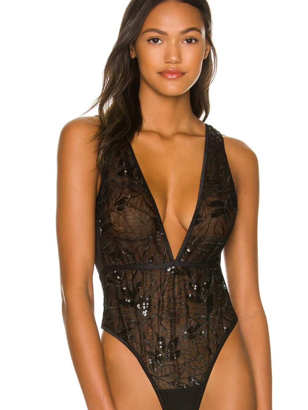 NEW WITH TAGS Revolve Sheet Lace Bodysuit